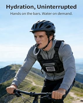 Hydration Vest for Running - Lightweight Chest Pack with 2L Water Bladder - Large Capacity & No-Bounce for Hiking Marathon Mountain Biking