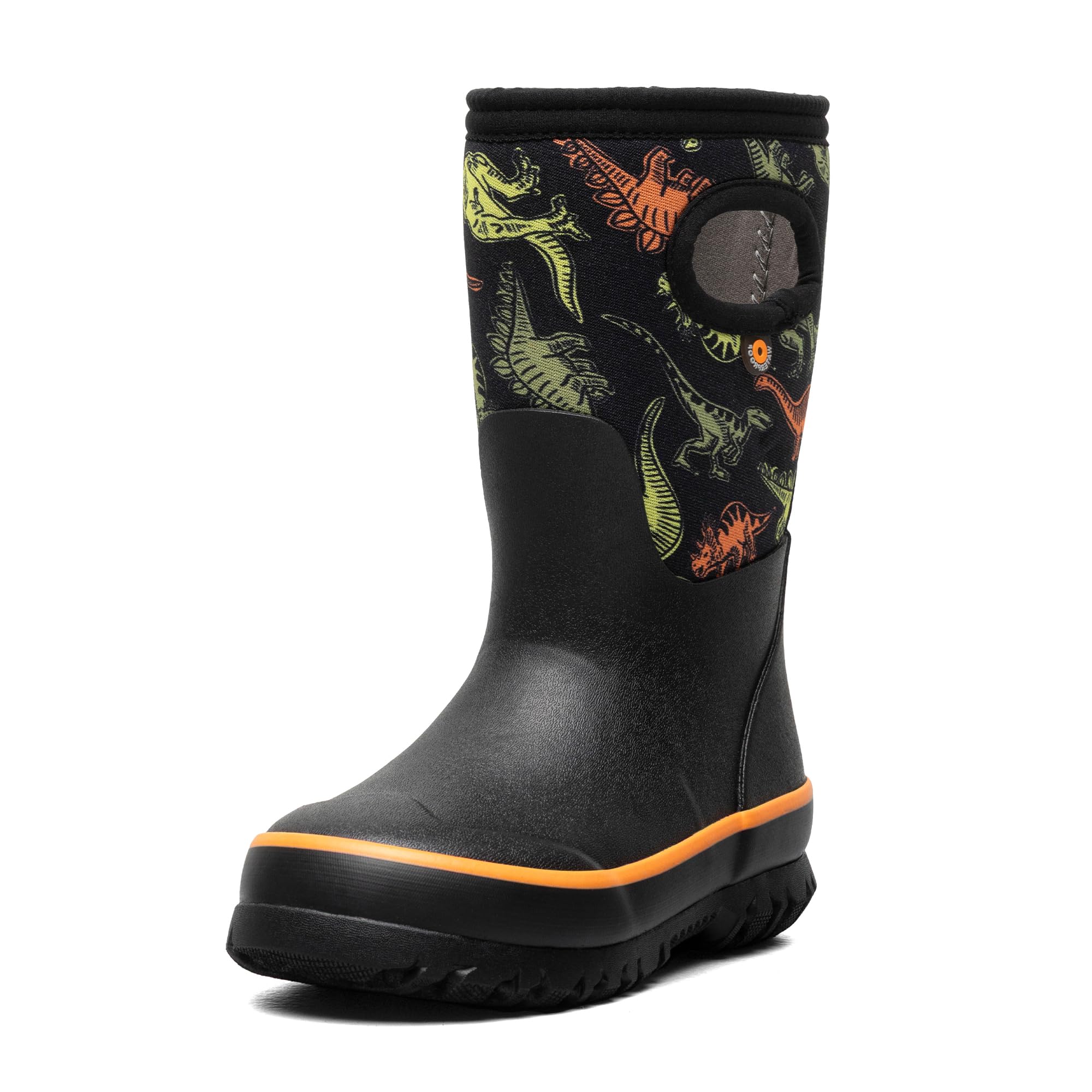 BOGS Grasp Kids Waterproof Rain Boots – Insulated for Winter, Snow & Mud with Easy Pull-On Handles for Toddlers, Boys & Girls, All-Weather Protection