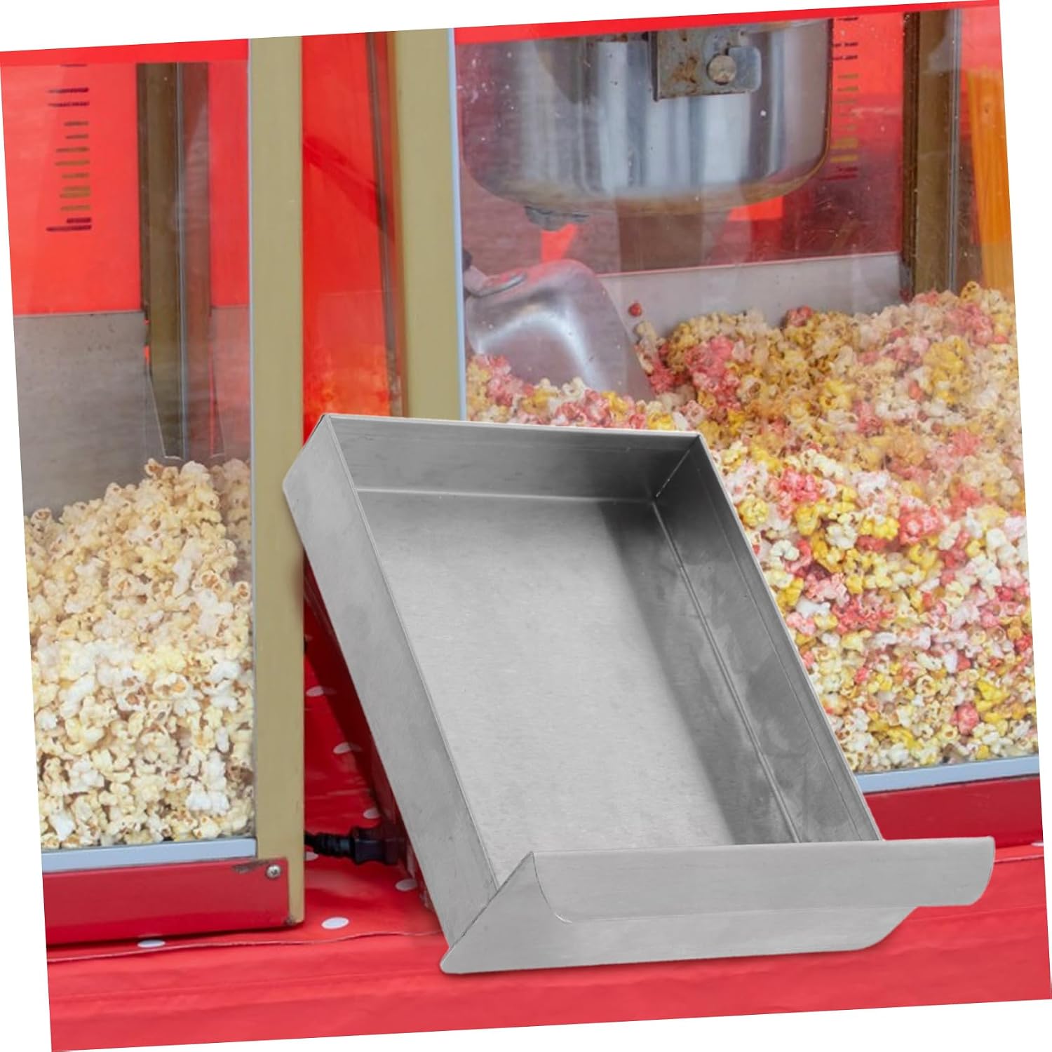 SHOWERORO Commercial Popcorn Machine Oil Tray Replacement Stainless Steel Holder for Efficient Popcorn Production Easy Installation Maintenance image 5