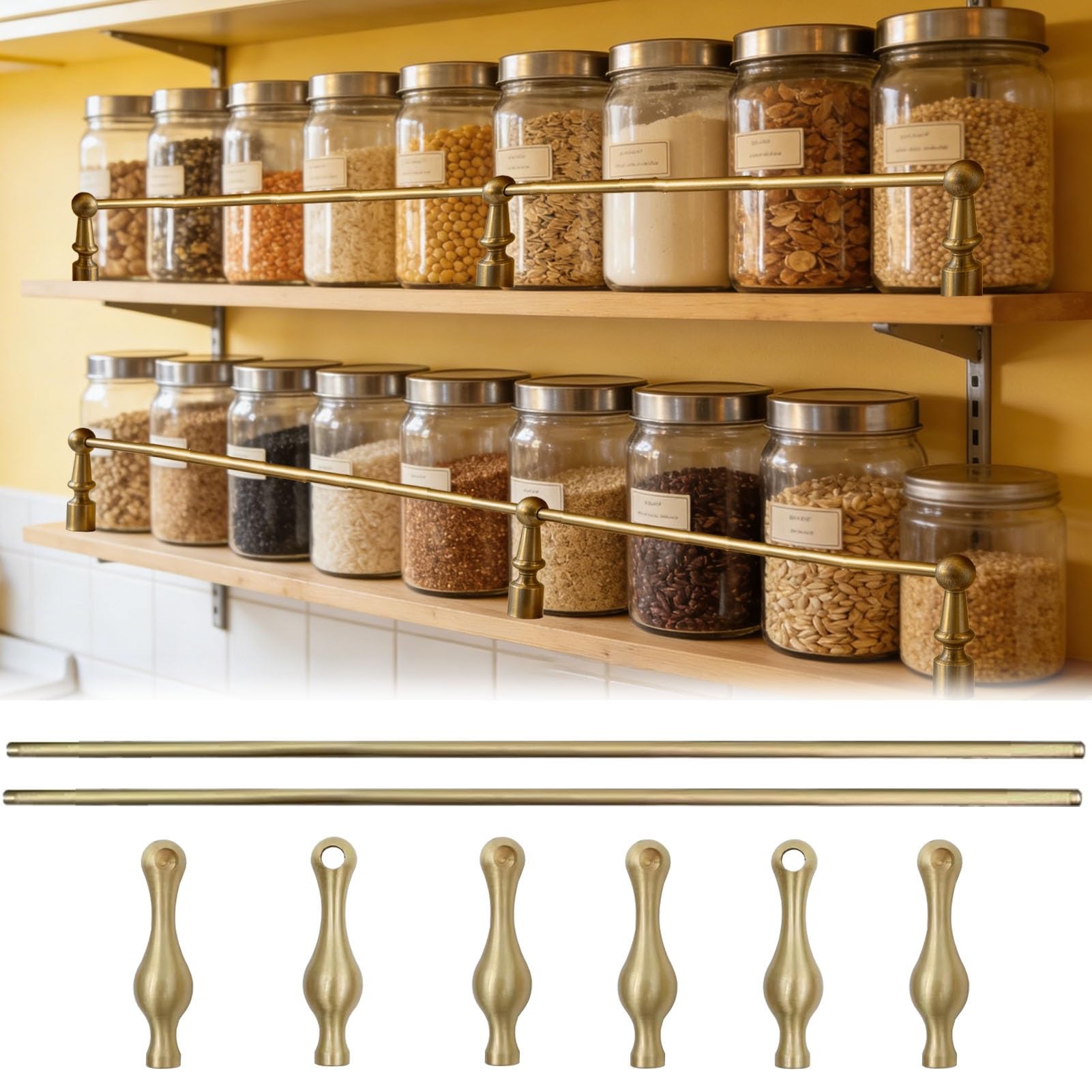 Rails d'étagère réglables étagère modulable cuisine et meuble chaussure