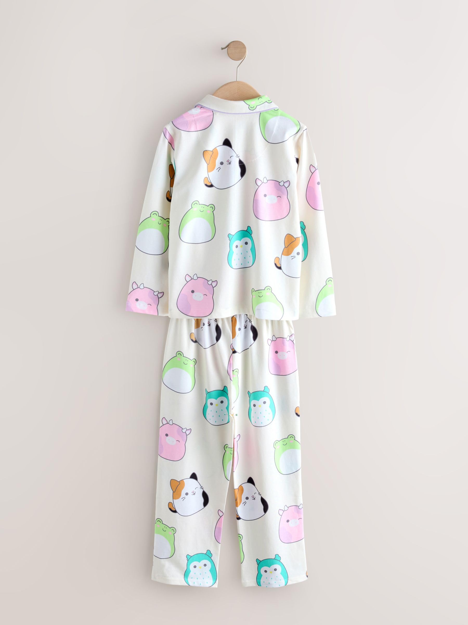 NEXT Ragazza Pigiama con Bottoni e Squishmallow | Bambino, Standard, Mid Rise, Pull On, 100% cotone