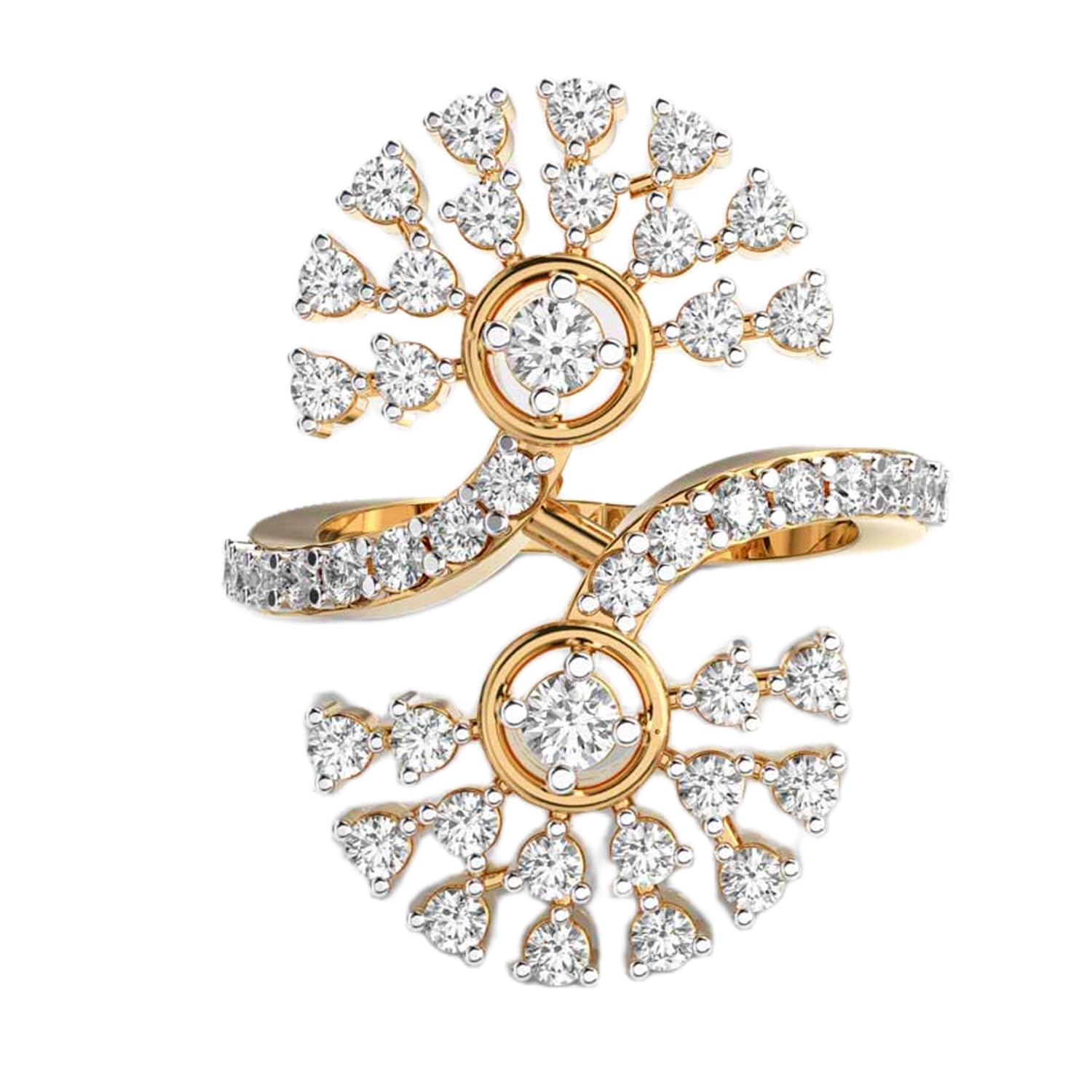 Bague moissanite Blooming Beauty argent fini les bijoux ternes - 5