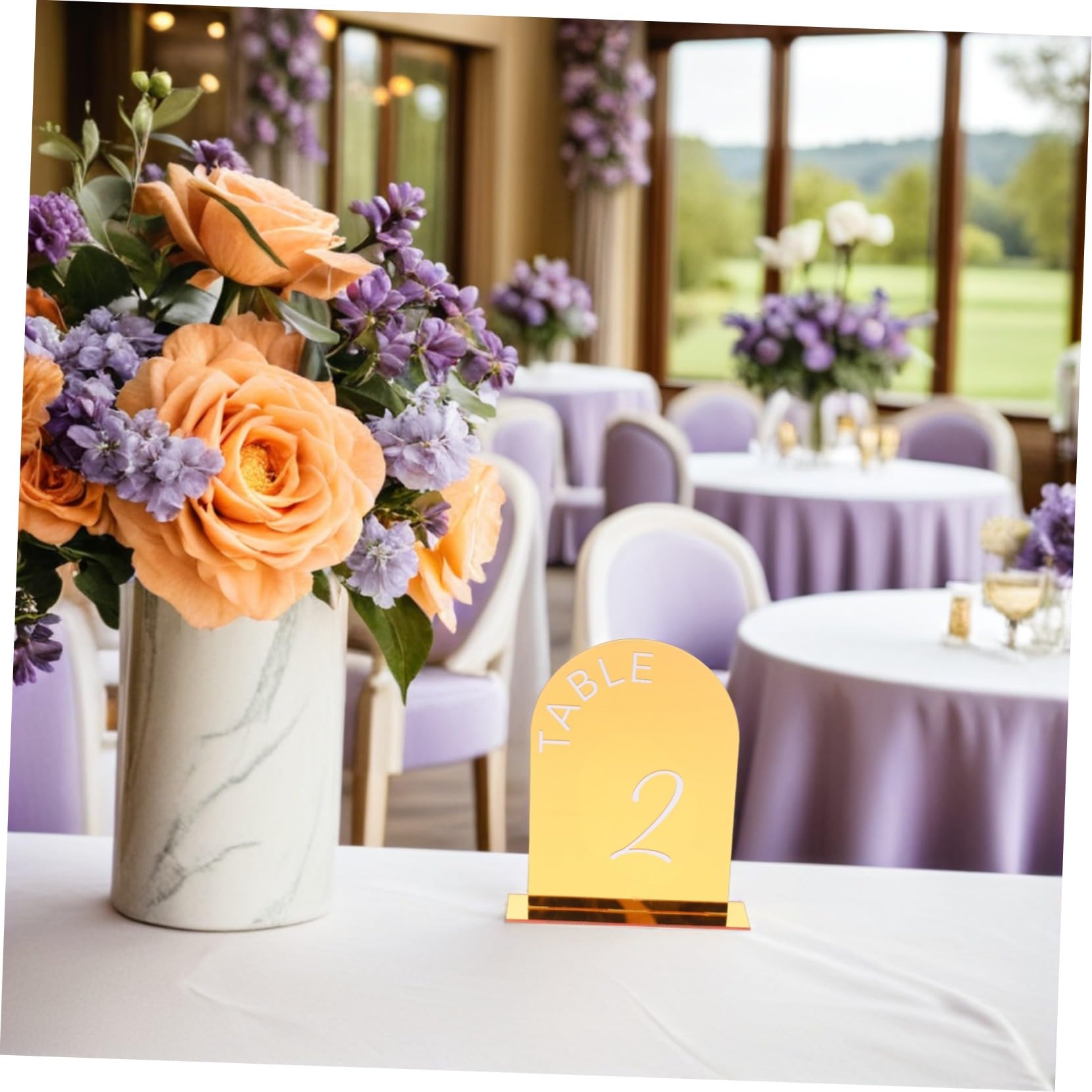 10 Stück Doppelseitige Tischnummern Für Hochzeiten Tischnummernständer Für Hochzeiten Tischmarkierungen Für Empfänge Tischkartenhalter Aus Acryl Bogen Tischnummern Für