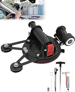 Krysolad Upgrade Auto Windshield Glass Removal Tool Kit, Without Cutting line, Dual-Cutting, Auto Glass Cut Out Tool with Locking Function, with Threader and Windshield Cutter for Cars and Trucks