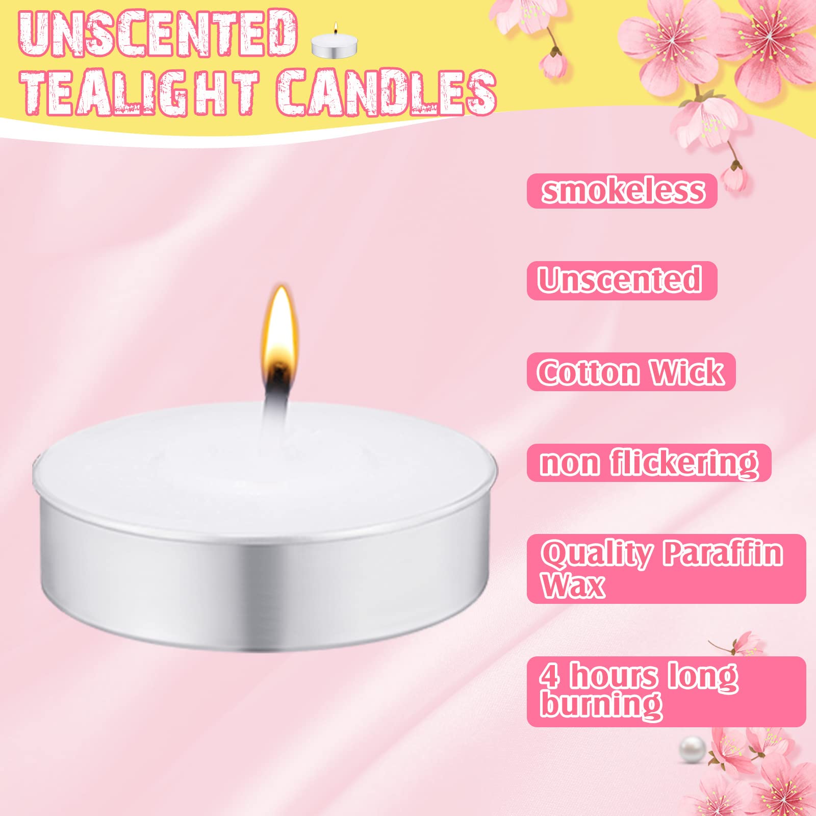 Candele Matrimonio 800 Candele Votive Profumate - 4 Ore Di Combustione | Paraffina Bianca Antigoccia Lotto Candele Sfuse - Foto 13