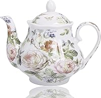 Vista 6 de Tetera de cerámica de estilo europeo Pote de café Pote de agua Porcelana Vintage Regalo Tetera - Camille Rose