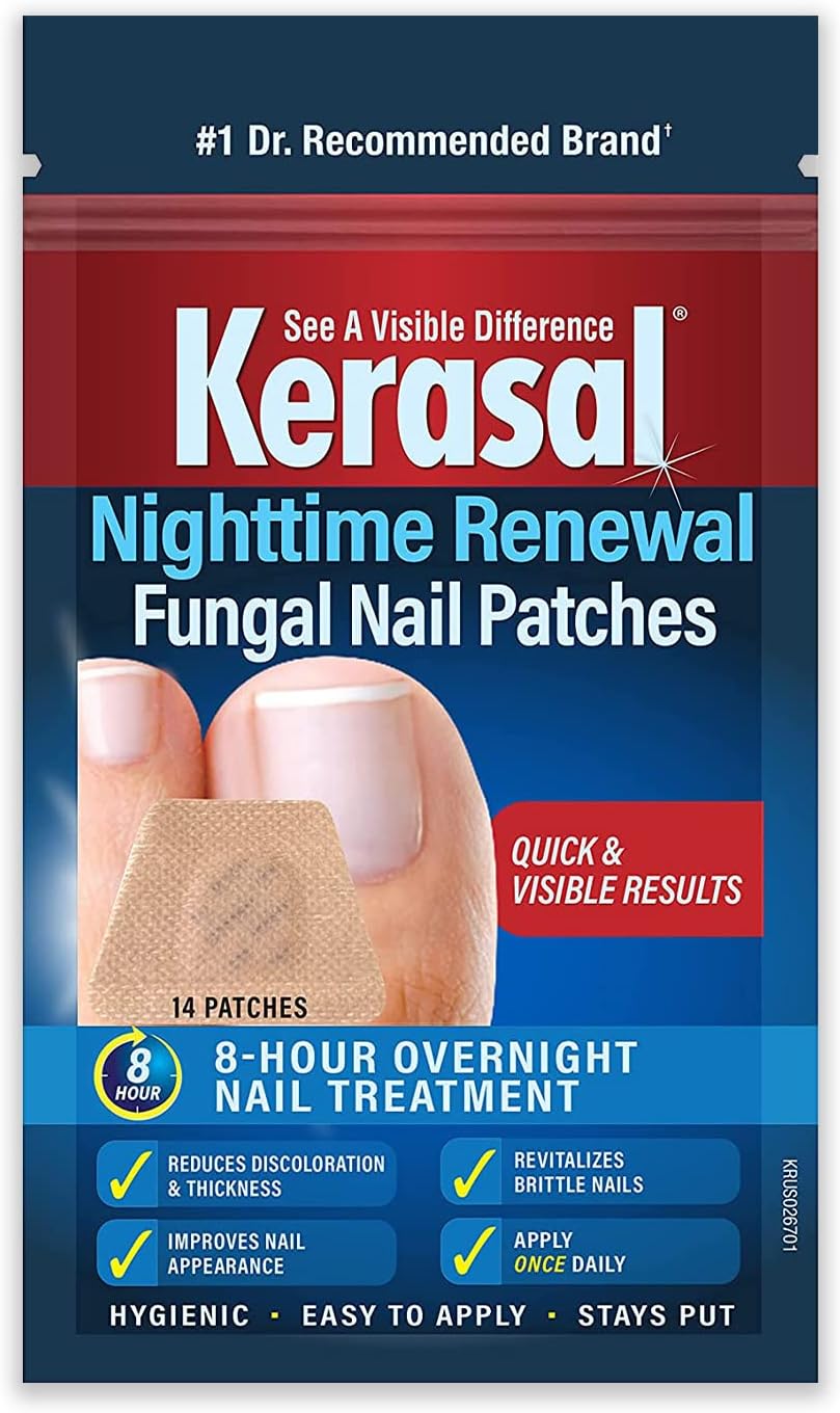 Kerasal Fungal Nail Renewal Nighttime Nail Patches, Restores Appearance