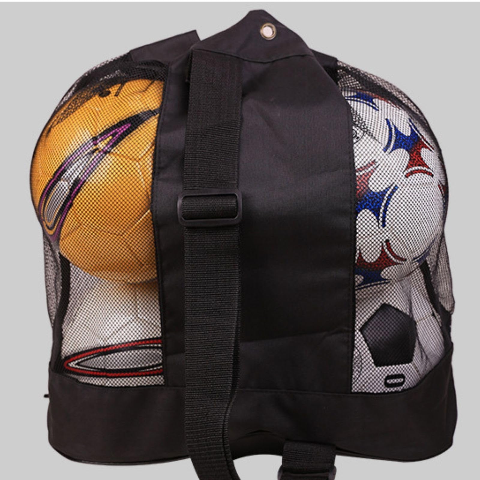 Life2キク ボールバッグ ボールリュック ボール バッグ 収納 サッカーボール バスケットボール バレーボール メッシュ巾着型