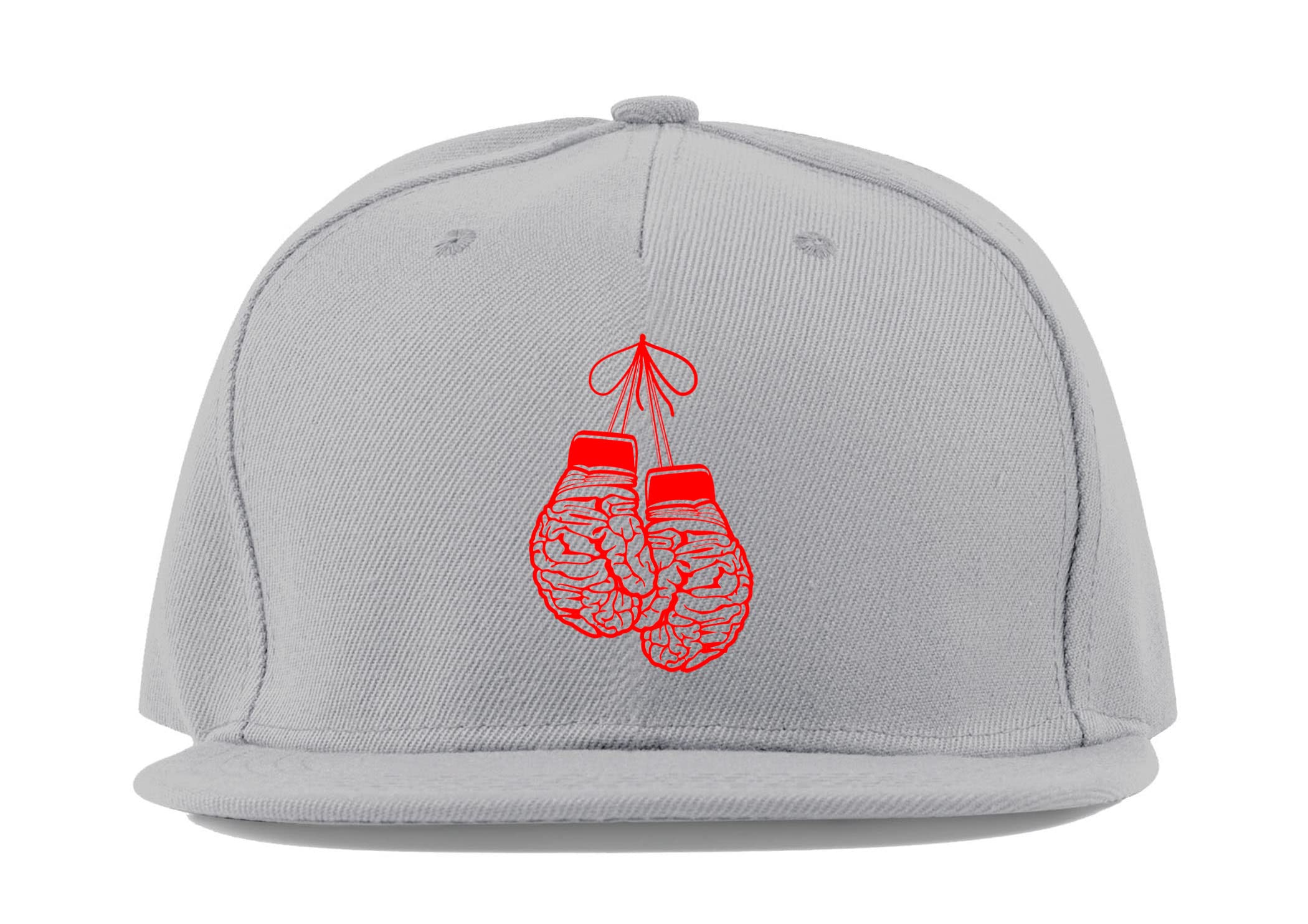 Casquette trucker grise Brain Boxing Gloves unique et confortable - 3