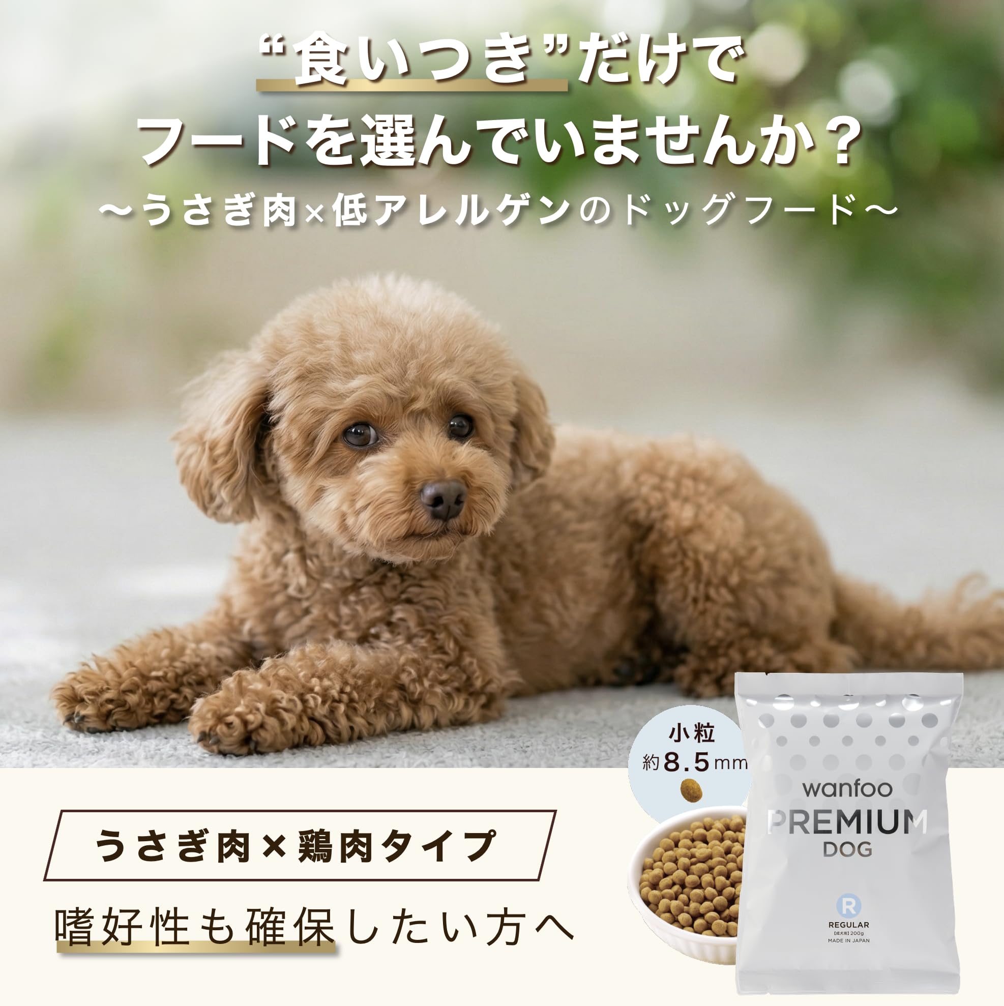 Amazon.co.jp: ワンフー wanfoo プレミアムドッグ 成犬用【小粒