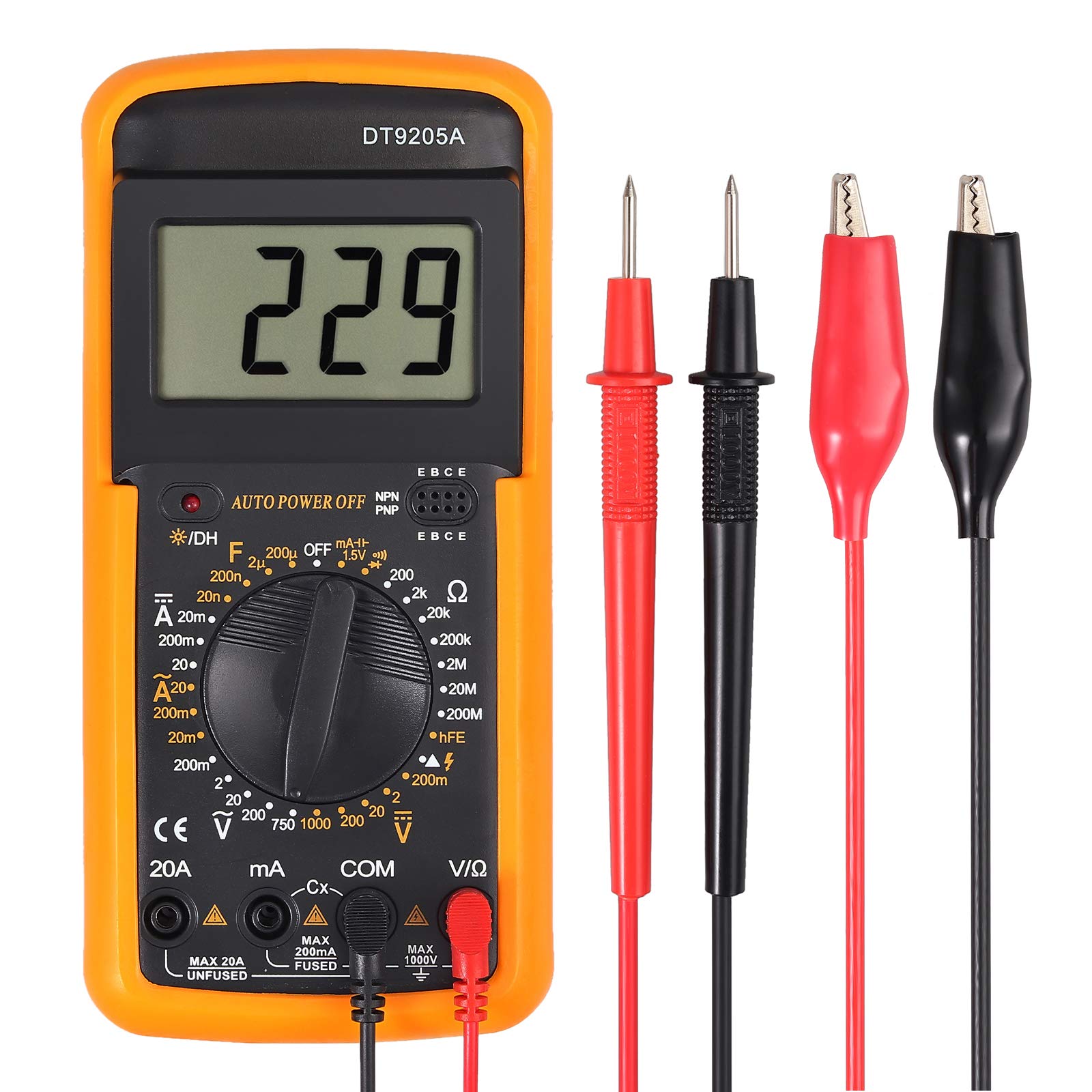 Buy Proster Digital Multimeter 2000 Counts Voltage Tester LCD Ammeter