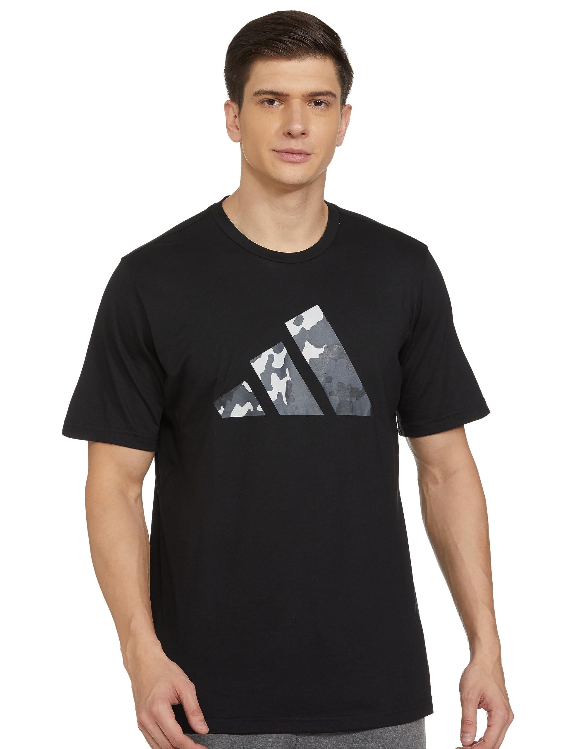 adidasMen's 100% Cotton Fitted T-Shirt
