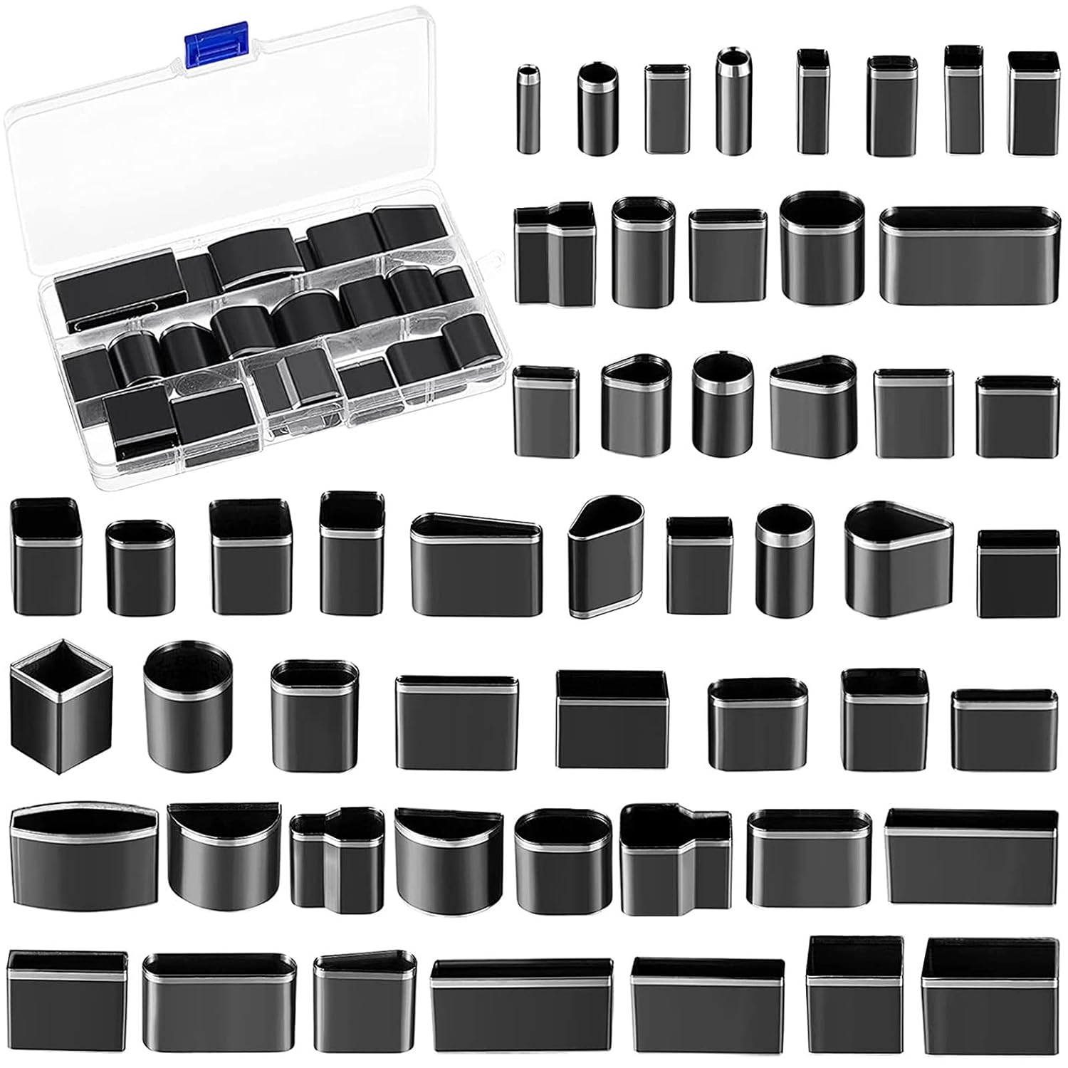 ATPWONZ Leather Shape Puncher Cutter,52 Leather Shape Punch Set,Leather