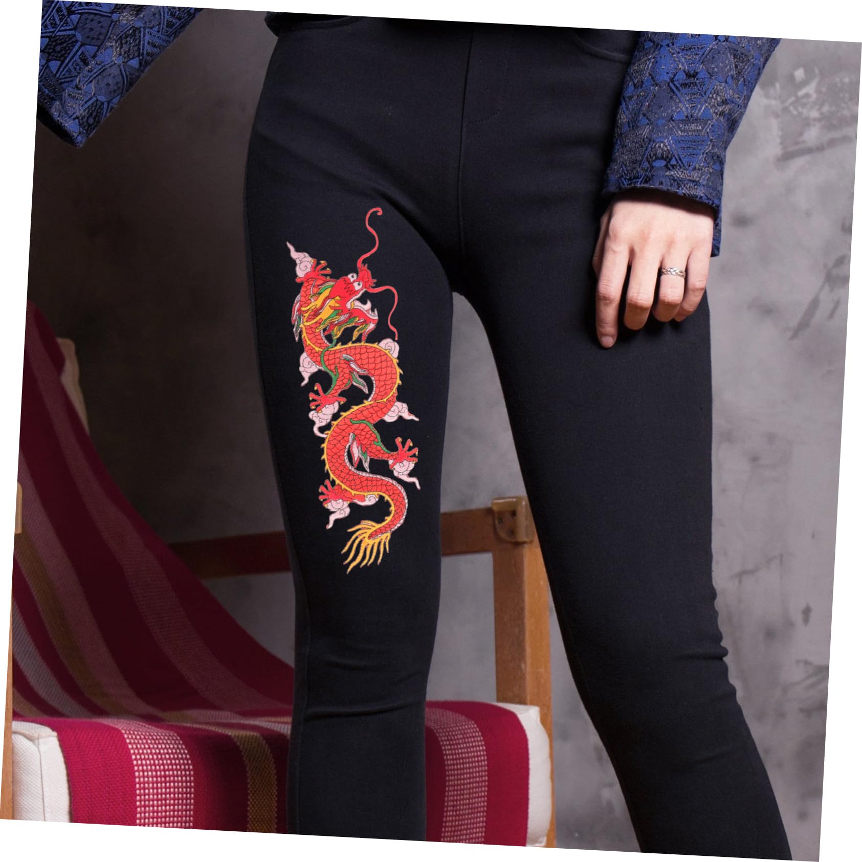 NUOBESTY 8pezzi Toppe Termoadesive Forma Di Drago Patch Decorative Per Abbigliamento e Cappelli Di Riconoscimento Per Attività Diy Per Riparazioni e Decorazioni Di Jeans Shirt