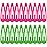 WILLBOND 30 Pieces 3.1 Inch Large Metal Snap Hair Clips Nonslip Barrettes Women Hair Accessories (Pink and Green)