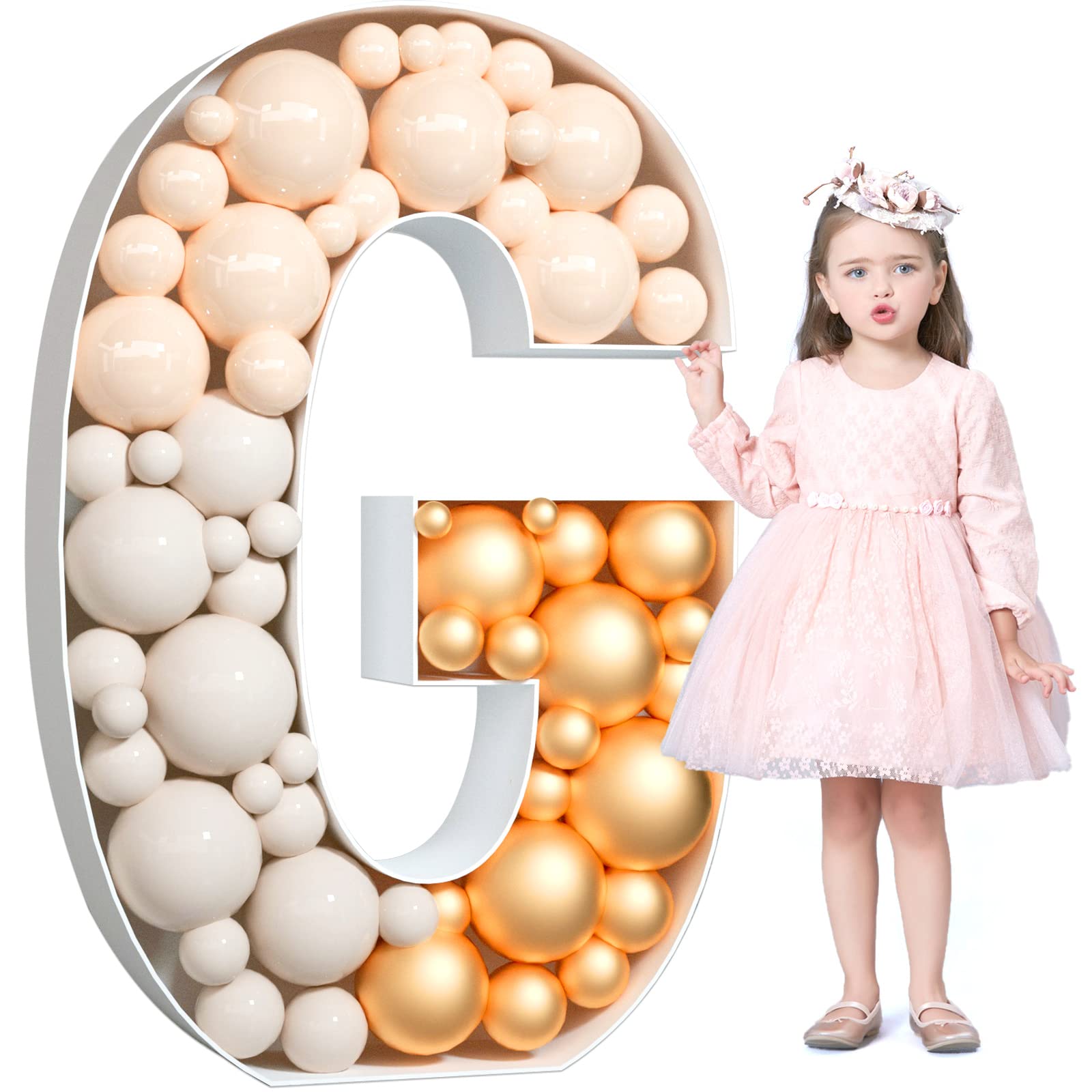 Buy 4FT Mosaic Letters for Balloons, Mosaic Balloon Frame, Marquee