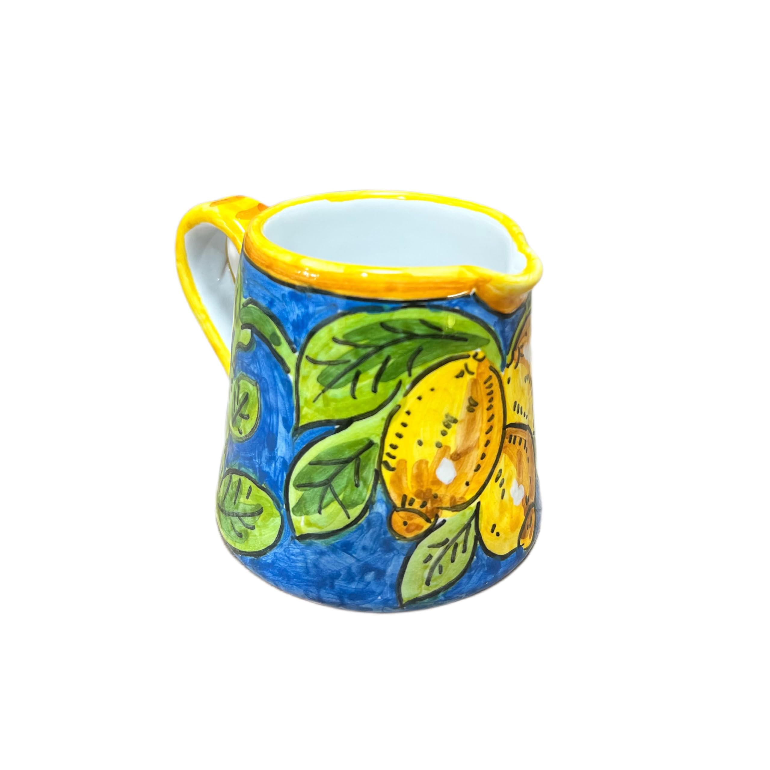 Hand Painted Limone Creamer from Italy