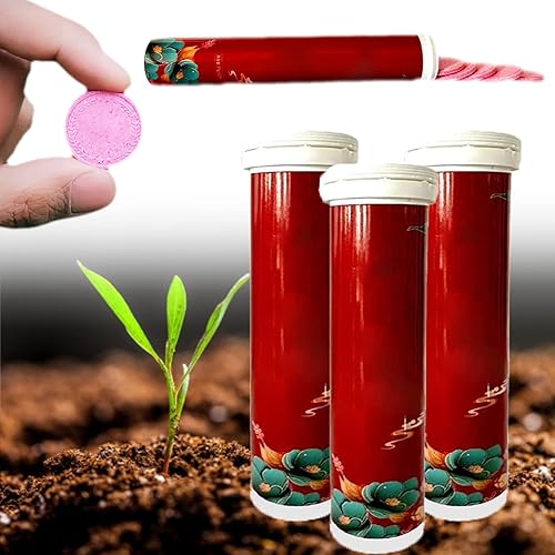 Home Gardening - Tableta universal de liberación lenta fertilizante orgánico de 22 piezas, fertilizante concentrado multiusos para facilitar