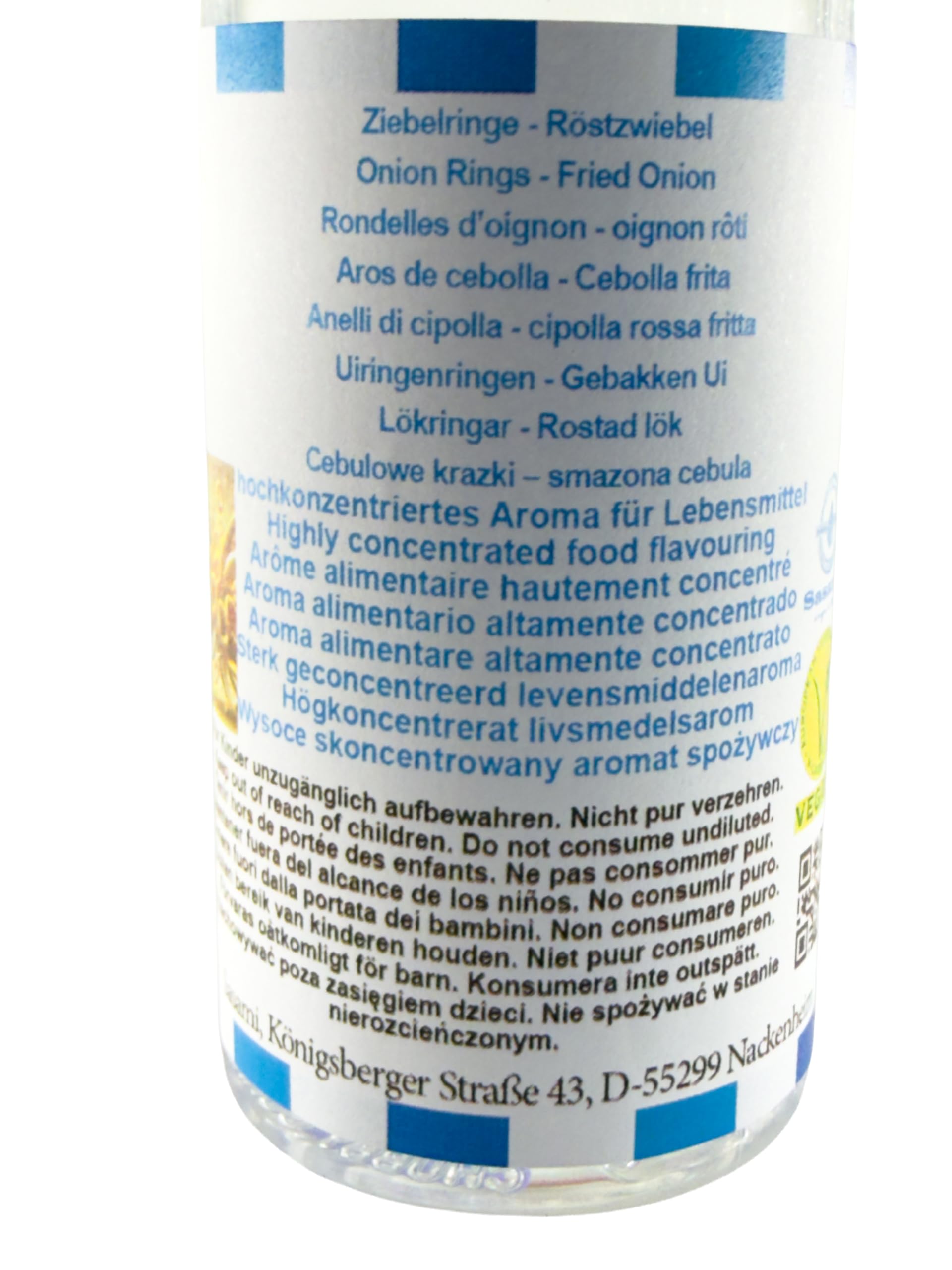 Rondelles d’oignon - oignon rôti arôme concentré - Vegan - Sasami - 100 ml