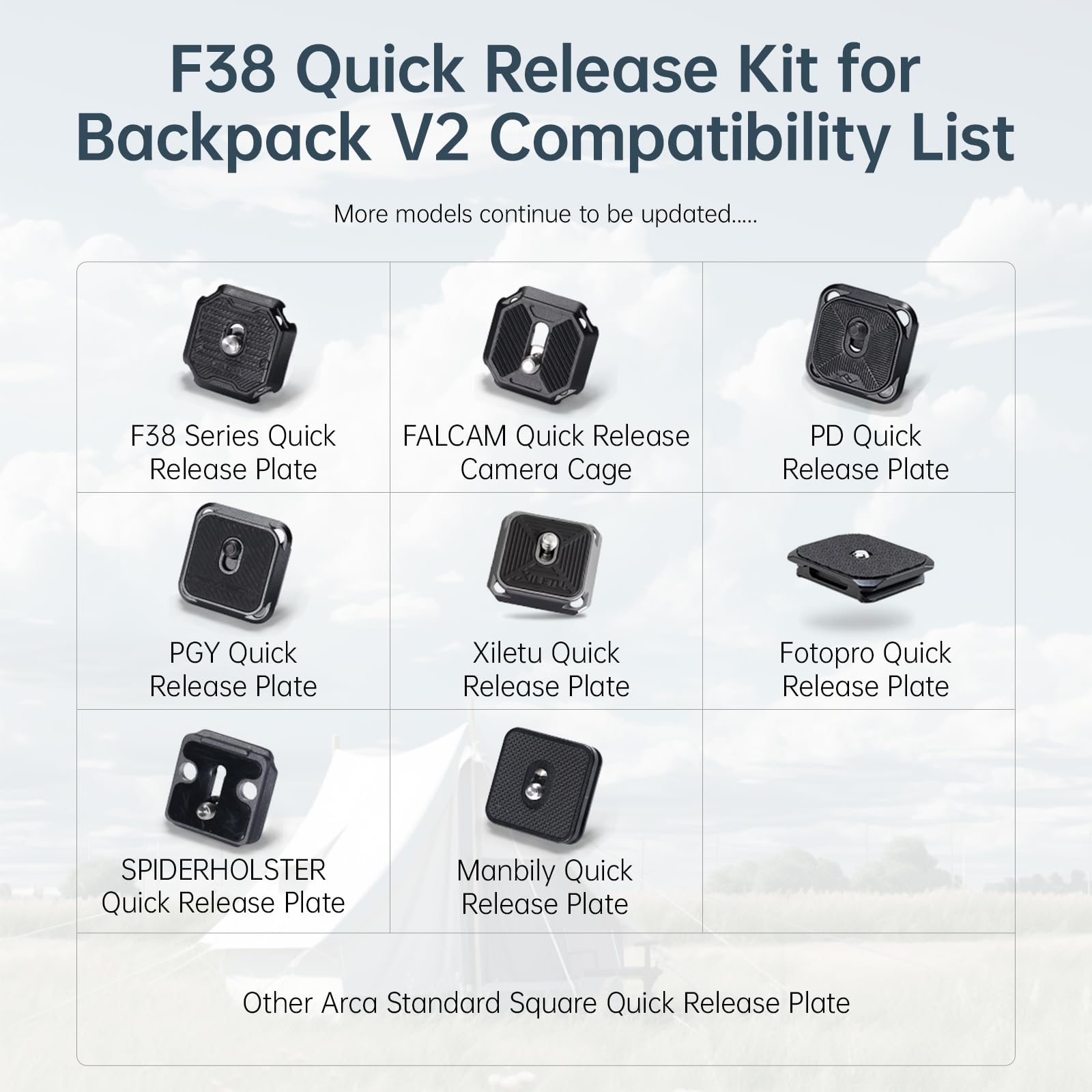 FALCAM F38B3802 Clip pour Appareil Photo Sac à Dos V2 Solo (Clip Uniquement)