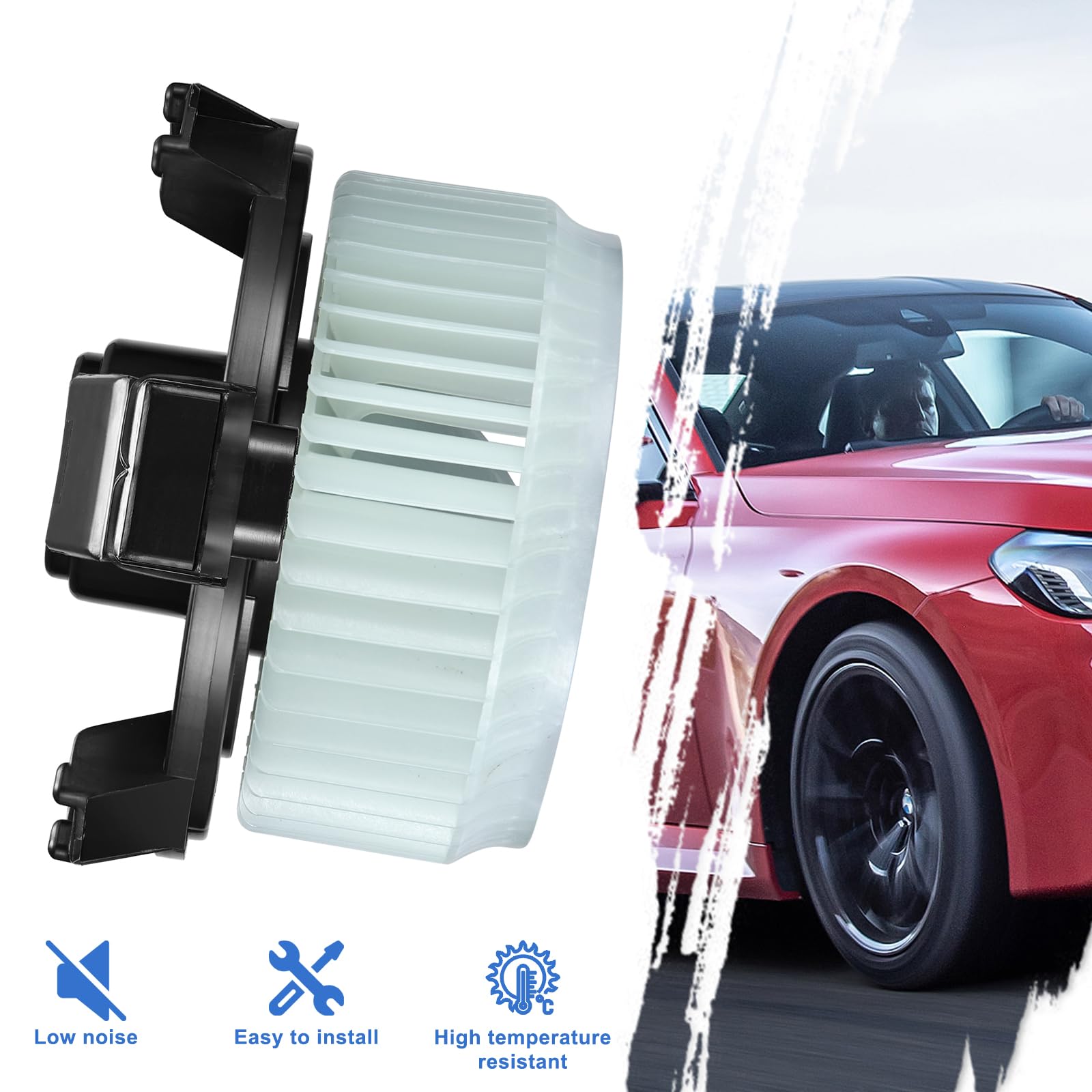 Jeep Wrangler AC Blower AC Heater Blower Motor Replacement For 06-11 Honda Civic & 07-10 Jeep Wrangler - Direct Fit (MOH105) Heater Fan Replacement - Foto 8