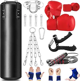 Saco de Boxe, Boxe Treino Profissional,10 Peças, (Sem enchimentos)