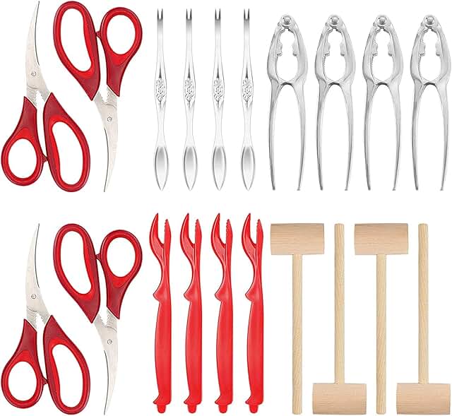 crab eating utensils