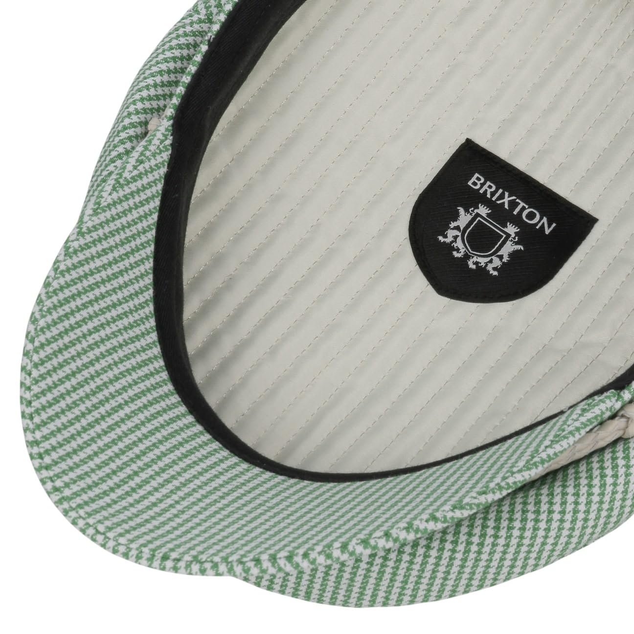 Brixton Ashland Houndstooth Elbsegler Schirmmütze Baker-Boy-Mütze Schiffermütze Ballonmütze Elbseglermütze Mit Schirm