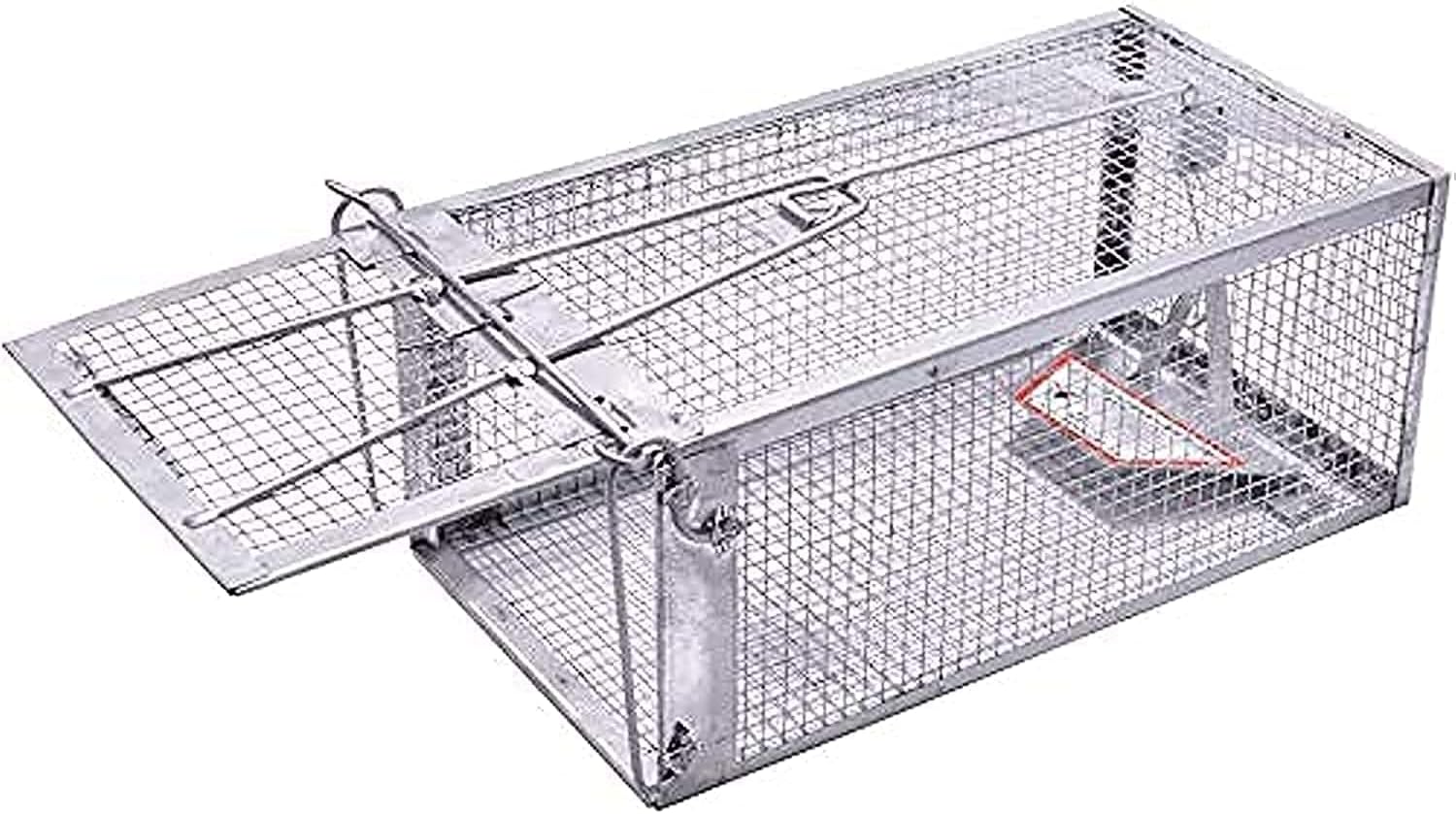 AMERTEER Mouse Trap Small Animal Humane Live Cage Rat Mouse Chipmunk Rodent Voles Hamsters Trap 1 Door Humane Live Animal Mouse Cage Rat Mouse Mice Traps for Indoor and Outdoor