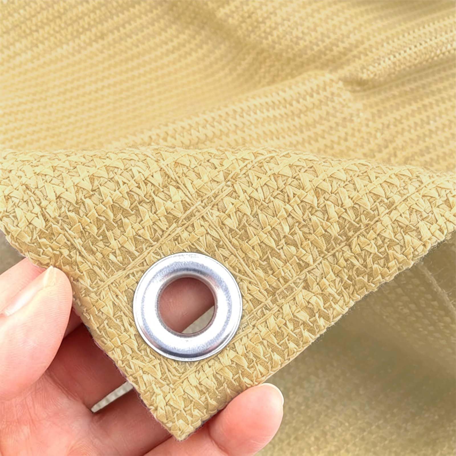 Filet d'ombrage anti-UV 95% en tissu respirant avec œillets et cordes