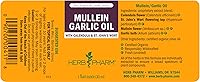 Vista 7 de Herb Pharm Aceite de hierbas de ajo gordolobo - contiene caléndula, ajo, flor de gordolobo, hierba de San Juan, aceite de oliva, 1 onza