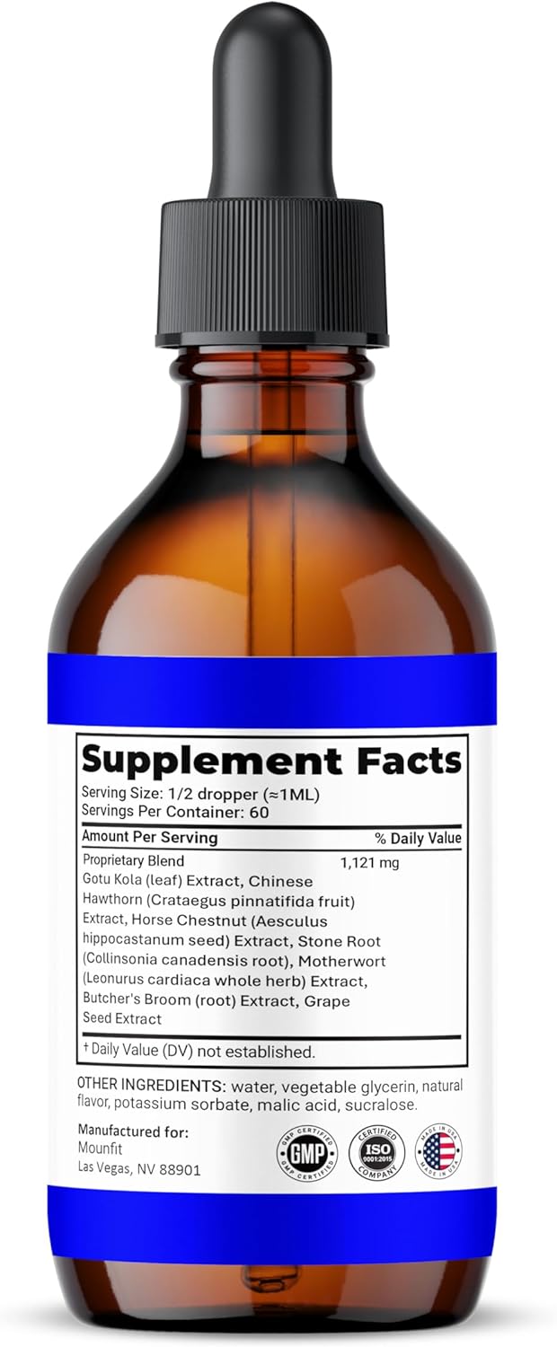 (3 Pack) Mounfit Drops, All Natural Formula, Mounfit Liquid Supplement Maximum Strength, Official Vitamin Extract for Men and Women