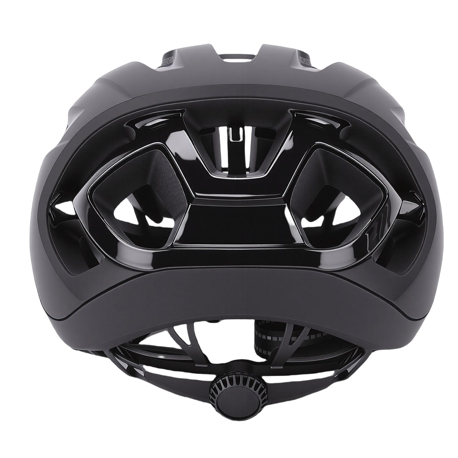 Zunate Casco de Ciclismo de Carretera de Montaña, Casco de Bicicleta para Adultos Negro Ajustable Desmontable Integrado para Todos los Jinetes