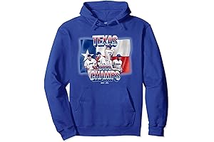 Texas Baseball 2023 World Champions MLB Players Inc. Pullover Hoodie