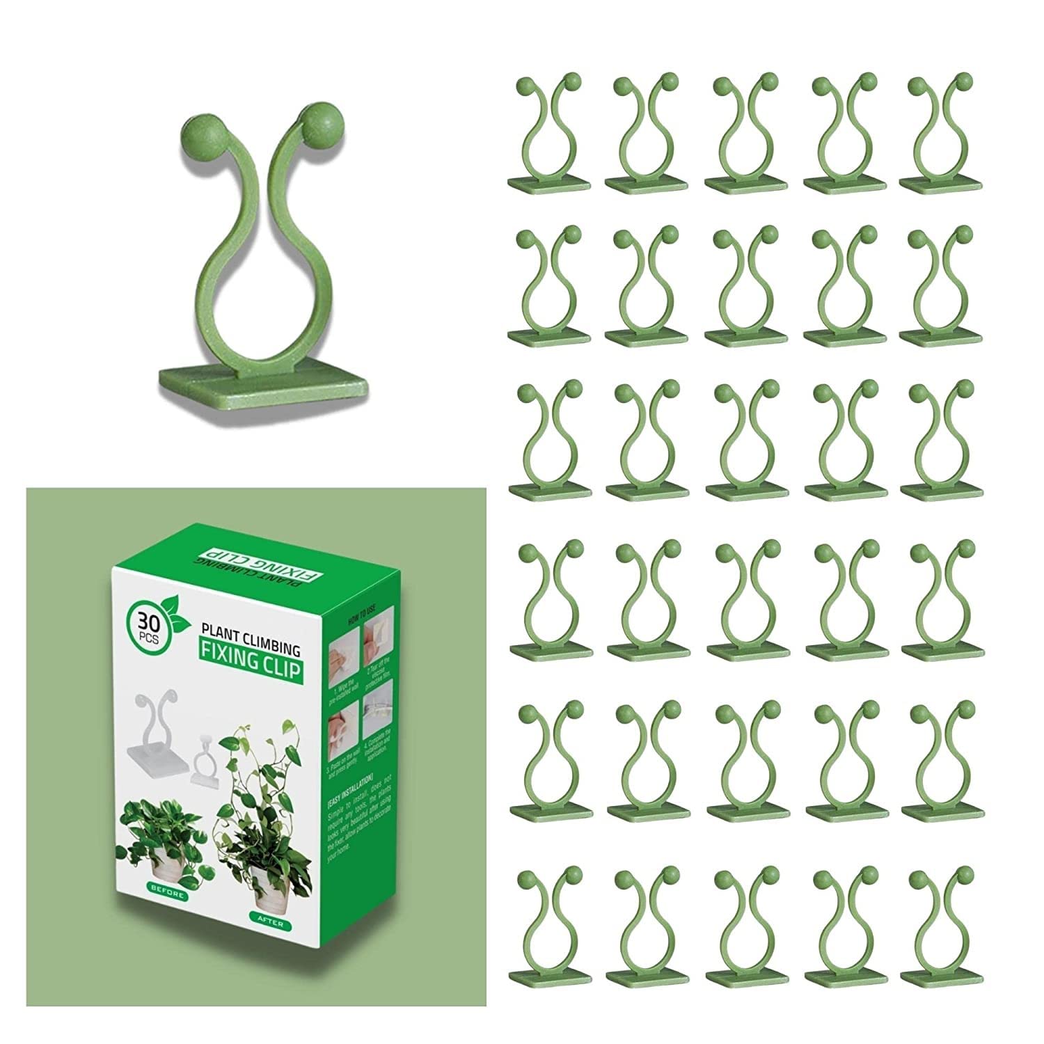 See full amazon price history chart for SEREBRUM 30Pcs Plant Wall Climbing Fixing Clips, Reusable Self Adhesive Plant Support Garden Twist Clips - Pack of 30 (Green,White) SEREBRUM 30Pcs Plant Wall Climbing Fixing Clips, Reusable Self Adhesive Plant Support Garden Twist Clips - Pack of 30 (Green,White) (B0C46Y5H96) Amazon Price History, Amazon Price Tracker