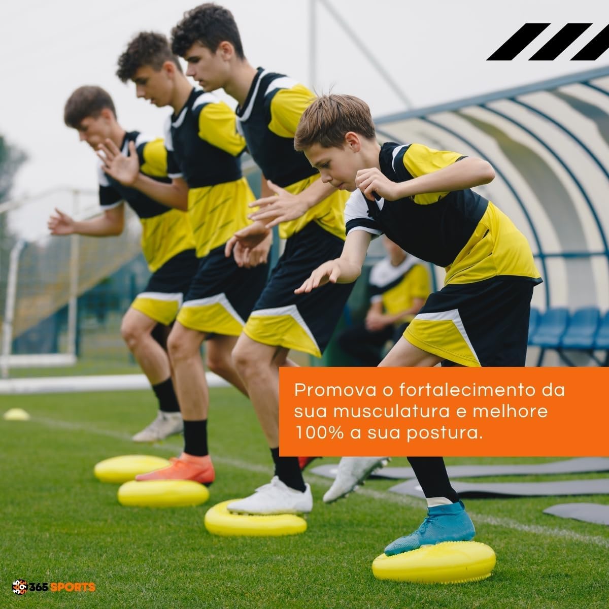 Almofada De Equilíbrio 33cm 150kg Fitness Disco Inflável com Bomba