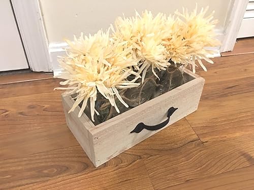 Miniatura 4 de Rustic Reclaimed Wooden Drawer With Mason Jars, Reclaimed Box, Rustic Jar Centerpiece, Rustic Drawer