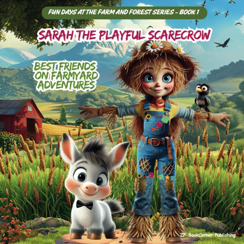 Sarah The Playful Scarecrow: Best Friends on Farmyard Adventures: 1 (Fun Days at the Farm and Forest)