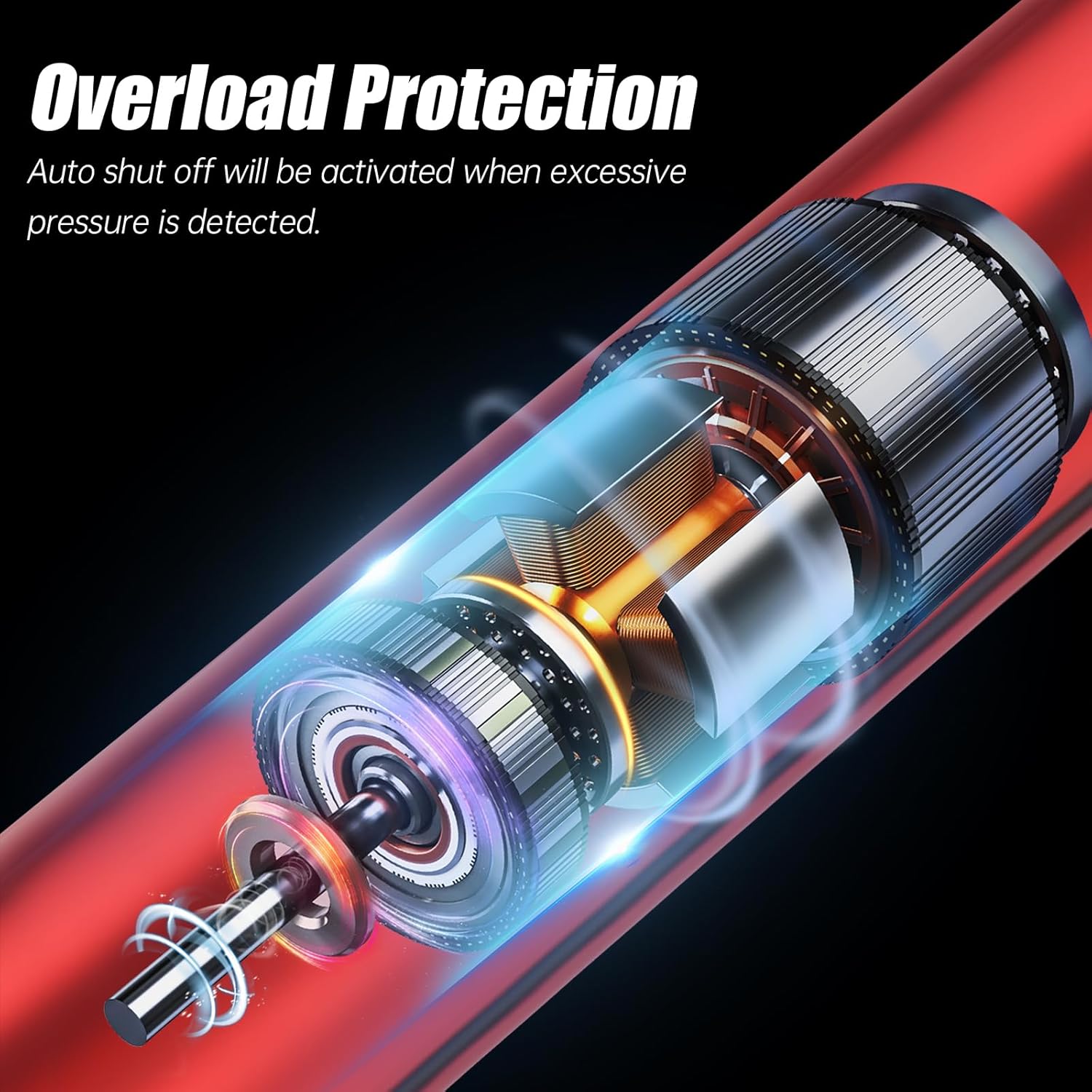 Reciprocating Detail Sander with 8pcs Sanding Head 3 Speed Adjustable Colorful Cordless USB Charging Electric Pen Sander with 12 Sheet Self-Adhesive Sandpaper and Storage Box