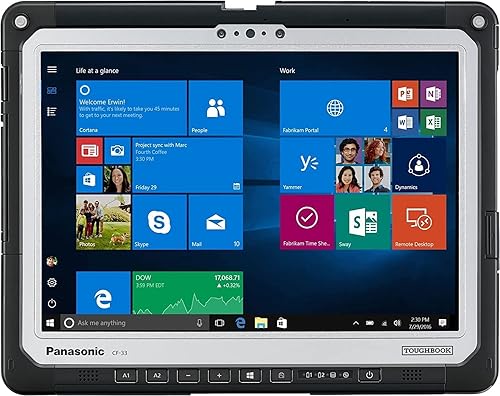 Vista 2 de Panasonic Toughbook 33, CF-33, Intel i5-7300U, 12" QHD Touch+Digitizer, 8GB RAM, 256GB SSD, cámara web, cámara trasera de 8MP, dGPS, 4G LTE, láser