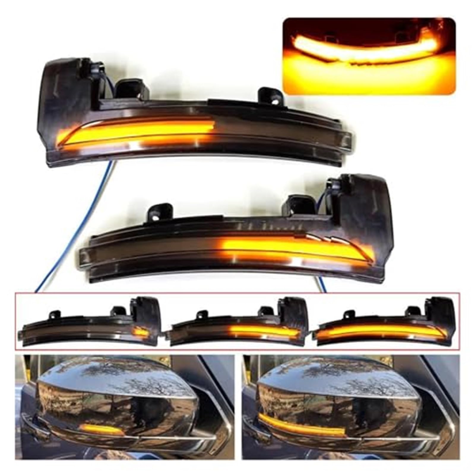 Dla Land Rovera, dla LR4, dla Discovery, dla Range Rovera, dla sportu, dla Evoque, dla MK IV Dynamiczny migacz LED Lampa kierunkowskazu Światło kierunkowskazu samochodowego