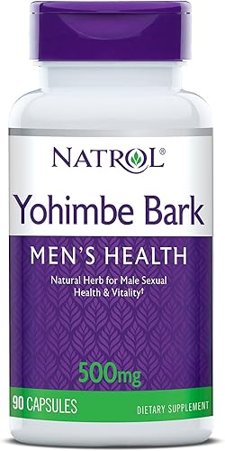 Natrol Yohimbe Bark Cápsulas de 500 mg, 90 unidades