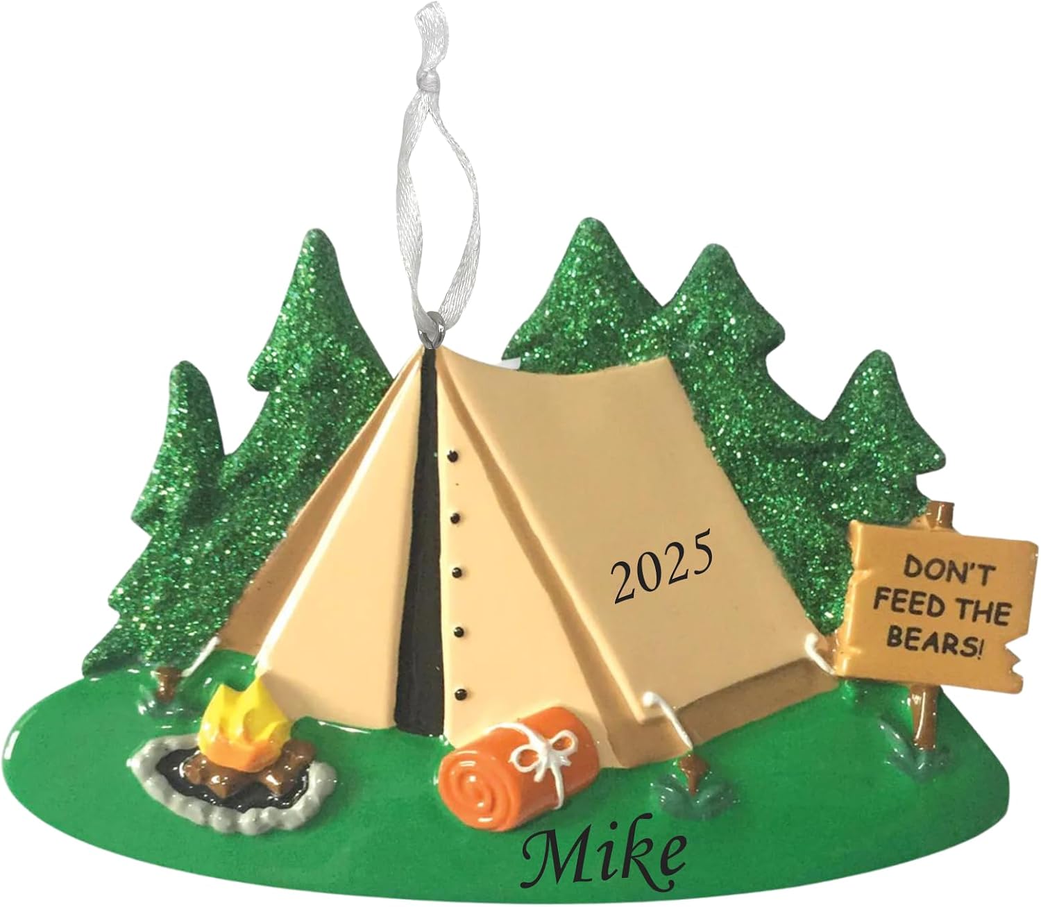 2026 Personalized Camping Tent Christmas Ornament