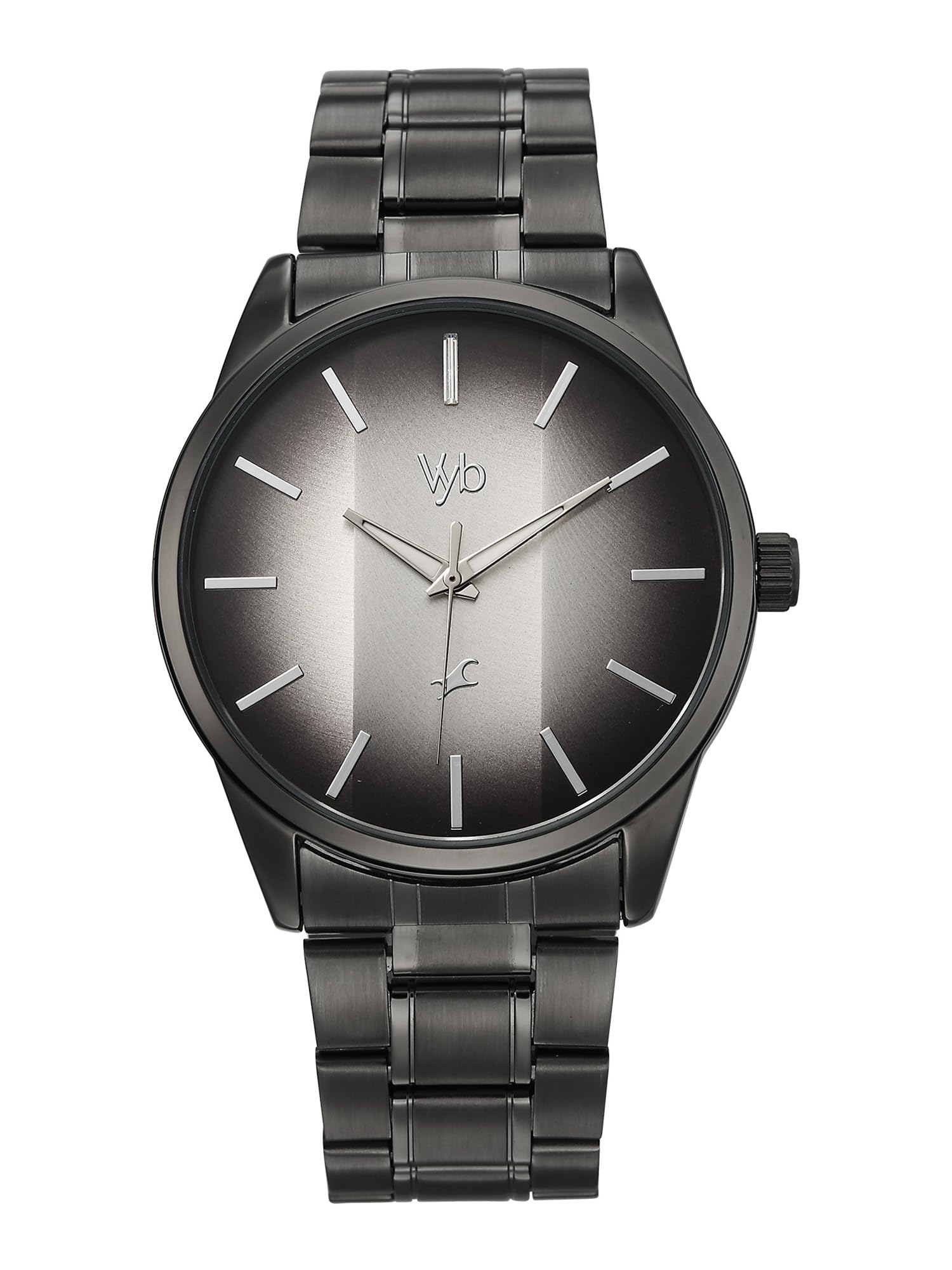 Fastrack Vyb Drift with Quartz Analog Grey Dial Grey Stainless Steel Strap Watch for Men - FV30041QM02W-picture-12