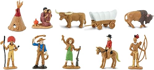 Miniatura 3 de 11 figuras de juguete pintadas a mano, de Safari Ltd (Wild West TOOB)