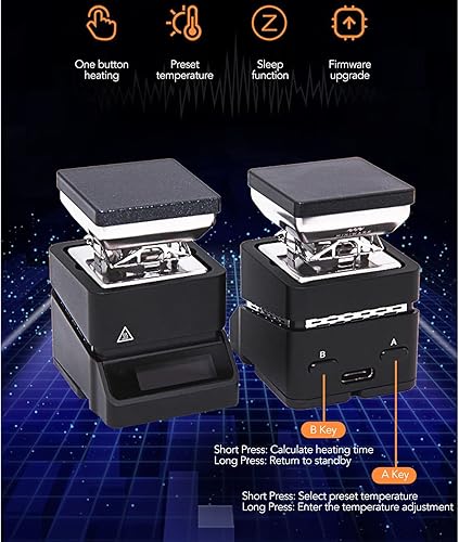 Miniatura 8 de Mini MHP30 - Estación de precalentamiento para soldadura con placa caliente, plataforma de calefacción