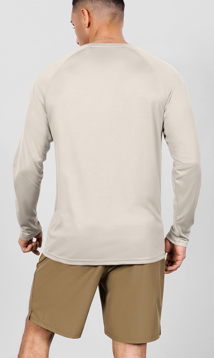 ODODOS Men's Quick Dry Long Sleeve Shirts UPF 50+ Sun Protection SPF Athletic Tops Workout Fishing T-Shirts - Image 3