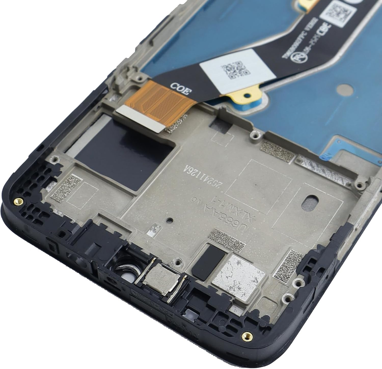 LCD Display Touch Screen Digitizer Assembly with Frame Replacement for Cricket Magic 2 5G 2024 (U655AC) AT&T Propel 2 5G (U655AA) 6.5"