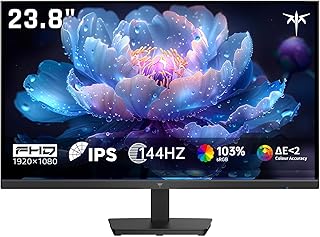 KTC Gaming Monitor, FHD@144Hz Monitor with IPS Panel, Hardware Anti-Blue Light, 95% DCI-P3, 99% sRGB, ΔE＜2, 300 cd/㎡, 1500:1, Flicker Free and Adaptive Sync for Working and Gaming H24B9S