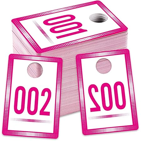 amazon com sicohome live number tags 1 100 1 7 x 2 5 live number cards with normal and reversed mirrored numbers everything else